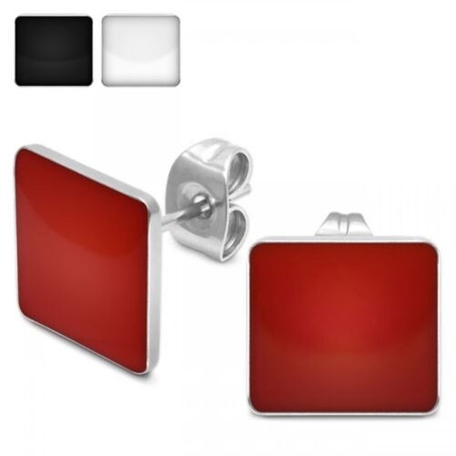 Paire carré boucles - carré,