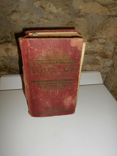 Ancien livre tout - livre, "