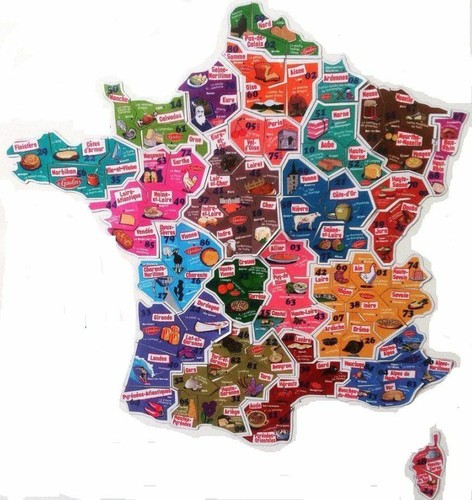 Magnet gaulois carte - le, de