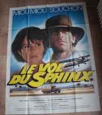 Le vol du sphinx - alain Souchon / miou miou, affiche cinema originale 120 X 160