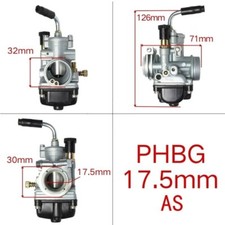 Carburateur Phbg 17.5Mm Starter Manuel Moto Scooter 50Cc 70Cc 90Cc Racing