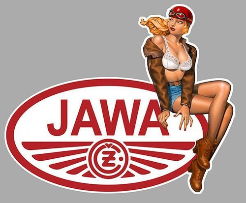 Jawa right pin droite - jawa, cz