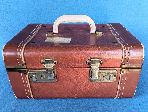Vintage 1940 brown faux - vintage,