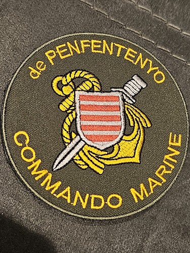 Ecusson patch velcro commando - ecusson,