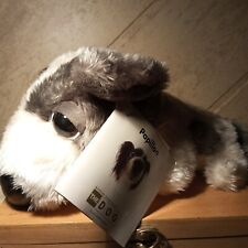 Peluche doudou jouet animal Chien Papillon The Dog hauteur 20 cm