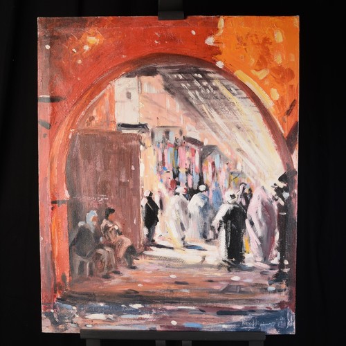 Tableau huile sur toile - sur,