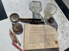 ensemble ww2 militaria americain message book boussole encriers