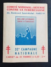 carnet timbres 10 vignettes