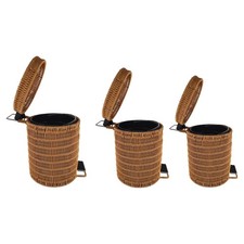 Poubelle imitation rotin - imitation,