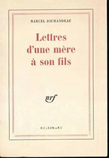 Lettres d' une mere a son fils, JOUHANDEAU Marcel