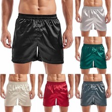 Boxer homme élégant satin