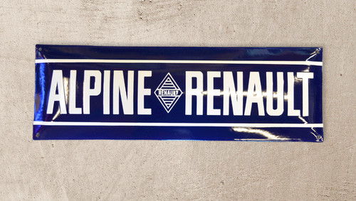 Plaque émaillée alpine - émaillée,