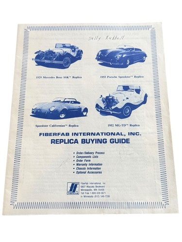 Vtg fiberfab replica buying - fiberfab,
