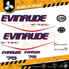 Décalcomanies adhésif Moteur hors-bord Evinrude e-tec 75 Ch - B