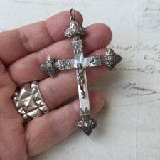Grande Croix Broche Ancienne