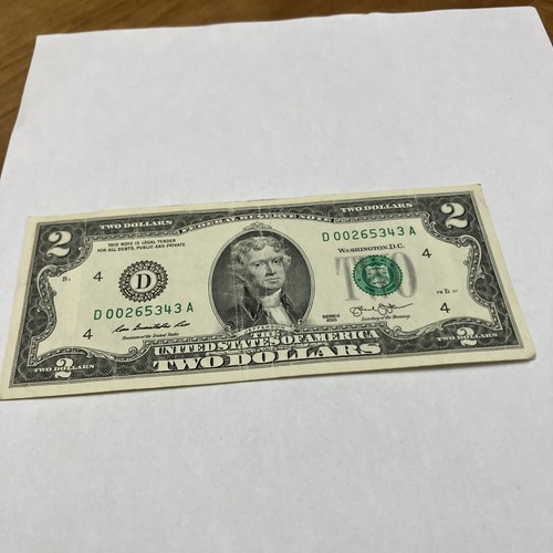 Billete dollars año 2013 - dollars,