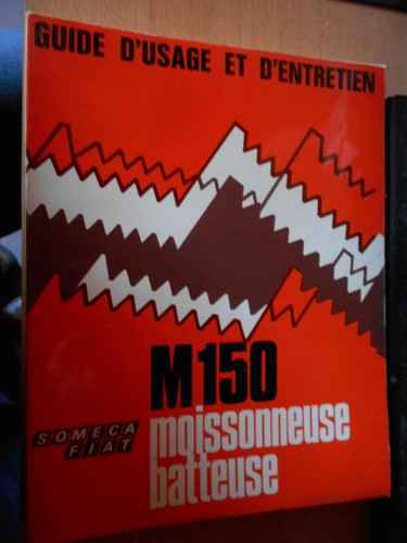 Someca fiat moissonneuse m150 - fiat,