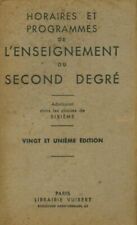 Horaires et programmes de