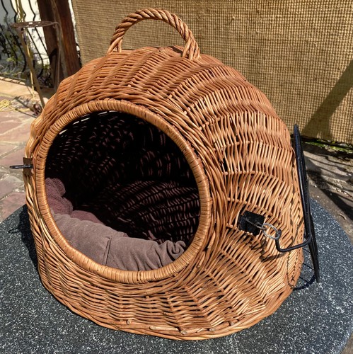 Panier osier pour chat - en,