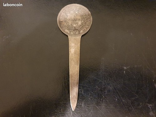 Ancien coupe papier pièce - pièce, de