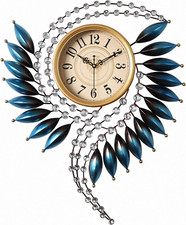 Crystal Metal Wall Clock