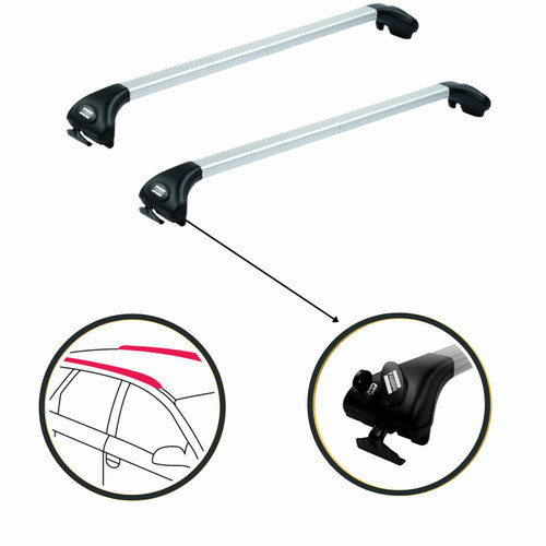 Barres toit argent pour - toit,