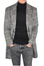 Manteau Homme Élégant Gris