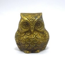 Presse-Papiers Hibou Figuratif Magnifique Fabriqué À La Main. I56-15