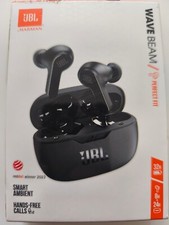 JBL Wave BEAM Écouteurs Bluetooth  Etui de recharge 32H Mains libre - Noirs