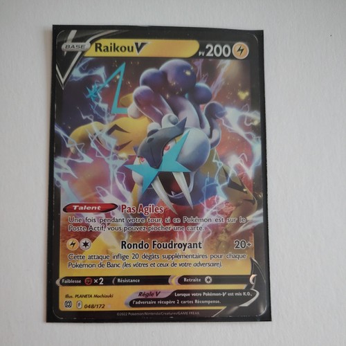 Carte pokemon raikou v - pokemon,