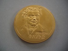 Médaille Joseph FAVRE ,CENTENAIRE de l'ACADEMIE CULINAIRE de FRANCE 1883-1983 