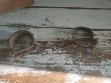 Anciennes Entraves De Chevilles Bagnard En Fer Forgé Système Clé A Goupillon 