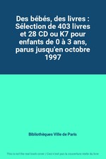 Des bébés, des livres 