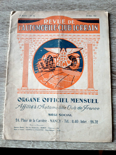 Revue automobile club - revue, l'automobile