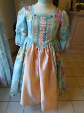 Costume Robe Princesse Marquise Cérémonie Déguisement Canaval  Enfant Fille  