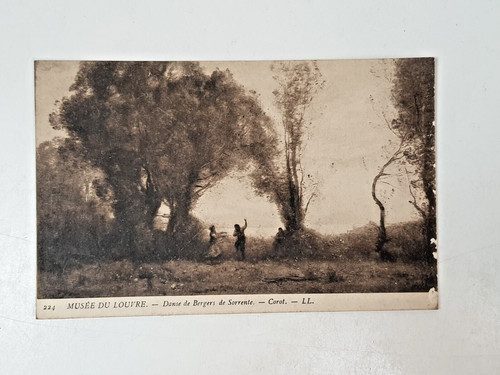 Cpa corot danse - cpa,