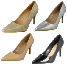 Femmes Spot On Talon Haut Soirée Escarpin F9R0113