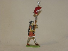 JOUET ANCIENNE FIGURINE ELASTOLIN HAUSSER EN PLASTIQUE SOLDAT ROMAIN EN TBE