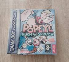 Game boy advance gba Nintendo popeye rush for spinash Neuf Blister Sealed New