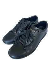 Saint Laurent Leather Women's Leather Sneakers Black EU40,5 - 9,5US