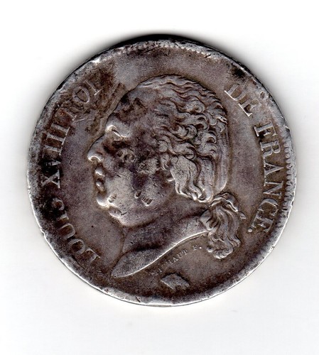 France louis xviii francs - , 5