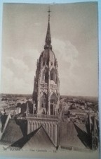 Cpa Bayeux. Tour Centrale