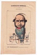 Caricature XIXe Eugène Rouher