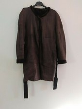 piv MANTEAU MARRON GLACE ET
