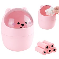 Mini poubelle de table avec
