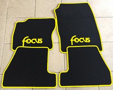 Tapis de Voiture Sol Pour Ford Focus 3 Noir Jaune à Partir De 2011' 4teilig Neuf