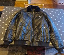doudoune blouson adidas cuir XL année 80 hip hop