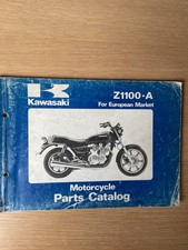 KAWASAKI Z1100-A1-A2 1981-82 PARTS LIST CATALOGUE PIÈCES 69 PAGES 99910-1183-02