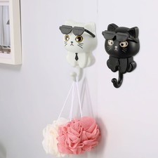 Lot de 2 crochets chat