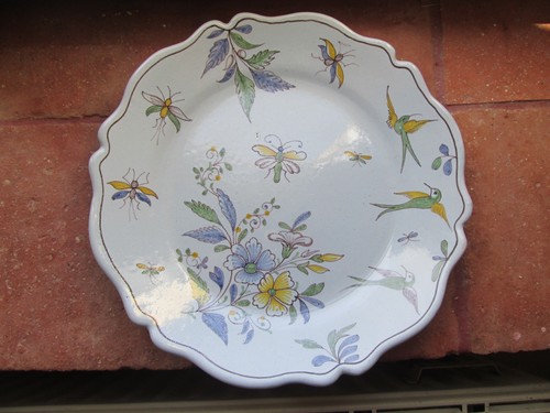 Assiette faïence nevers - faïence,